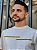 Camiseta Hugo Boss Off White Faixas Duplas - Imagem 4