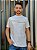 Camiseta Hugo Boss Off White Faixas Duplas - Imagem 1