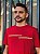 Camiseta Hugo Boss Vermelha Faixas Duplas - Imagem 2