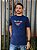 Camiseta Empório Armani Masculina Azul Marinho Bordada - Imagem 1