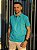 Camisa Polo Ralph Lauren Masculina Custom Fit Verde Jade Pony Laranja - Imagem 1