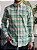 Camisa Ralph Lauren Linho Bicolor Verde Branca Pony Verde - Imagem 2