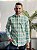 Camisa Ralph Lauren Linho Bicolor Verde Branca Pony Verde - Imagem 10