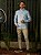 Camisa Ralph Lauren Manga Longa Oxford Azul Clara Mescla Pony Colorido - Imagem 6