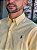 Camisa Ralph Lauren Masculina Manga Longa Custom Fit Oxford Tinturada Amarelo Bebê Pony Roxo - Imagem 2