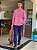Camisa Ralph Lauren Masculina Custom Fit Oxford Tinturada Rosa Pony Azul Celeste - Imagem 4
