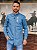 Camisa Ralph Lauren Masculina Jeans Claro Pony Colorido - Imagem 3