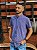 Camisa Ralph Lauren Masculina Manga Curta Custom Fit Micro Xadrez Roxa Pony Colorido - Imagem 1