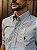 Camisa Ralph Lauren Masculina Manga Longa Custom Fit Micro Xadrez Concreto Pony Azul - Imagem 3
