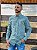 Camisa Ralph Lauren Masculina Manga Longa Custom Fit Micro Xadrez Verde Pony Laranja - Imagem 1