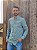 Camisa Ralph Lauren Masculina Manga Longa Custom Fit Micro Xadrez Verde Pony Laranja - Imagem 5