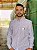 Camisa Ralph Lauren Manga Longa Micro Xadrez Lavanda Pony Roxo - Imagem 6