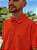 Camisa Polo Ralph Lauren Masculina Custom Fit Laranja Pony Verde - Imagem 2