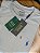 Camiseta Ralph Lauren Masculina Custom Slim Fit Prata Pony Azul - Imagem 4