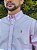 Camisa Ralph Lauren Manga Longa Oxford Rosa Bebê Pony Colorido - Imagem 2