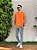 T-Shirt unissex Lacoste L!VE Laranja - Imagem 4