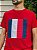 Camiseta Flag Box Logo Camuflada Vermelha - Imagem 2