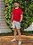 Camiseta Slim Fit Emboss Block Vermelho Red - Imagem 4