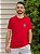 Camiseta Slim Fit Flag Lateral Vermelho Red - Imagem 1