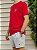 Camiseta Slim Fit Flag Lateral Vermelho Red - Imagem 3