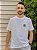 Camiseta Slim Fit Flag Lateral Off White - Imagem 1