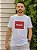 Camiseta Hugo Boss Branca Masculina Slim Fit Logotipo Vermelho - Imagem 1