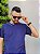 Camiseta Tommy Hilfiger Custom Fit Collar Flag Azul Marinho - Imagem 5