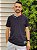 Camiseta Tommy Hilfiger Custom Fit Collar Flag Preta - Imagem 1