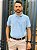 Camisa Polo Ralph Lauren Masculina Custom Fit Azul Bebê Pony Colorido - Imagem 1