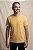Camiseta Ralph Lauren Masculina Custom Slim Fit Amarelo Claro Pony Roxo - Imagem 1