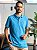 Camisa Polo Ralph Lauren Masculina Custom Fit Azul Celeste Pony Pink - Imagem 2