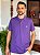 Camisa Polo Ralph Lauren Masculina Custom Fit Roxa Púrpura Pony Lima - Imagem 1