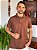 Camisa Polo Ralph Lauren Masculina Custom Fit Marrom Chocolate Pony Laranja - Imagem 1