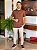 Camisa Polo Ralph Lauren Masculina Custom Fit Marrom Chocolate Pony Laranja - Imagem 2