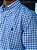 Camisa Ralph Lauren Masculina Manga Longa Custom Fit Xadrez Médio Azul Bebê Pony Azul Bic - Imagem 3