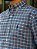 Camisa Ralph Lauren Masculina Manga Longa Custom Fit Xadrez Espaçado Ameixa Pony Azul - Imagem 3