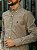 Camisa Ralph Lauren Masculina Manga Longa Custom Fit Xadrez Mini Quadros Aveia Pony Marrom - Imagem 4