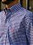 Camisa Ralph Lauren Masculina Manga Longa Custom Fit Xadrez Pequeno Rosa Bebê C/ Azul Pony Salmão - Imagem 2