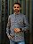 Camisa Ralph Lauren Masculina Manga Longa Custom Fit Xadrez Madras Rainbow Pony Azul Marinho - Imagem 1