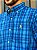 Camisa Ralph Lauren Masculina Manga Longa Custom Fit Xadrez Madras Azul Pony Amarelo - Imagem 4