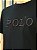 Camiseta Polo Ralph Lauren Preta Slim Fit Bordado Monocromático - Imagem 2