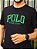 Camiseta Polo Ralph Lauren Preta Slim Fit Bordado Verde - Imagem 5