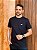 T-Shirt unissex Lacoste L!VE Preta Croco Laranja - Imagem 1