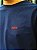 Camiseta Boss Azul Marinho Em Cotton Egípcio Logotipo Na Cor Vermelha - Imagem 3