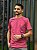 Camiseta Ralph Lauren Masculina Custom Slim Fit Vermelho Goiaba Pony Verde Lima - Imagem 1