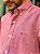 Camisa Tommy Hilfiger Manga Longa Custom Fit Oxfordine Vermelho Mescla Flag Tradicional - Imagem 2