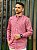Camisa Tommy Hilfiger Manga Longa Custom Fit Oxfordine Vermelho Mescla Flag Tradicional - Imagem 1
