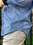 Camisa Tommy Hilfiger Manga Longa Custom Fit Oxfordine Azul Mescla Flag Tradicional - Imagem 4