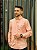 Camisa Tommy Hilfiger Manga Longa Custom Fit Oxfordine Laranja Clara Flag Tradicional - Imagem 1