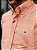 Camisa Tommy Hilfiger Manga Longa Custom Fit Oxfordine Laranja Clara Flag Tradicional - Imagem 2